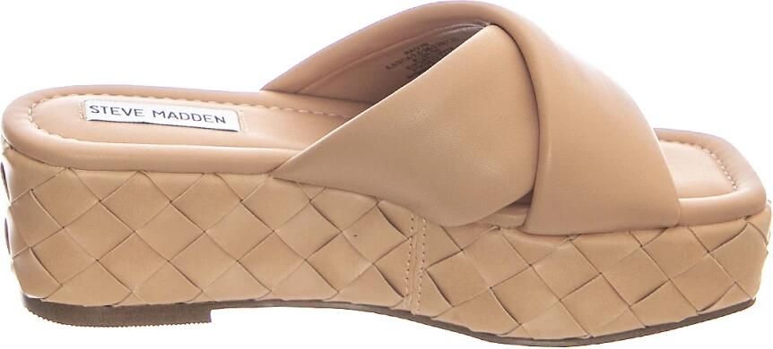 Steve Madden Sandaal met gekruiste bandjes van leer