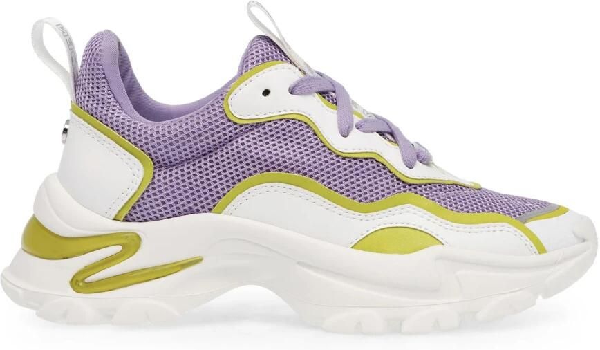 STEVE MADDEN Sportieve veterschoen 'W Manerva Lavender White Shoes' gemengde kleuren