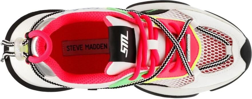 STEVE MADDEN Veterschoen 'W' Bonanza Black Fuchsia PU + Mesh Shoes' gemengde kleuren - Foto 7