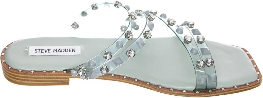 Steve Madden Skyler Lichtblauwe Pantoffel Fashionwear Vrouwen
