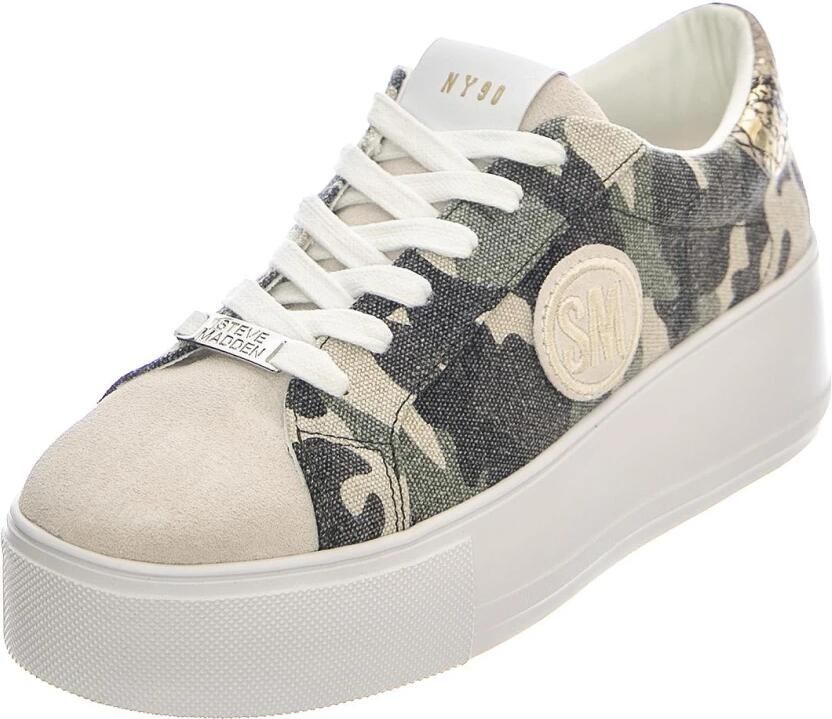 STEVE MADDEN Sportieve veterschoen 'Optic' gemengde kleuren