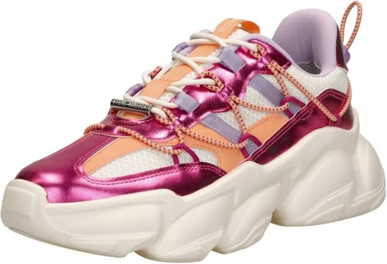 Steve Madden Spectator Sneakers Laag Fuchsia - Foto 3