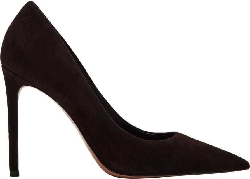 Steve Madden Bruine Suède Hoge Hakken