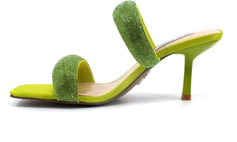 Steve Madden Verhoog je stijl met hakken muiltjes Green Dames