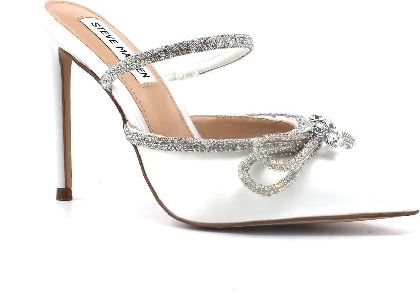 Steve Madden Ivory Vevina Hoge Hak Sandalen White Dames