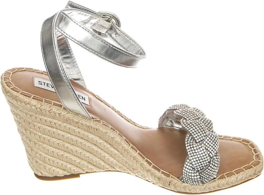 STEVE MADDEN Sandaal 'Novah' bruin zilver