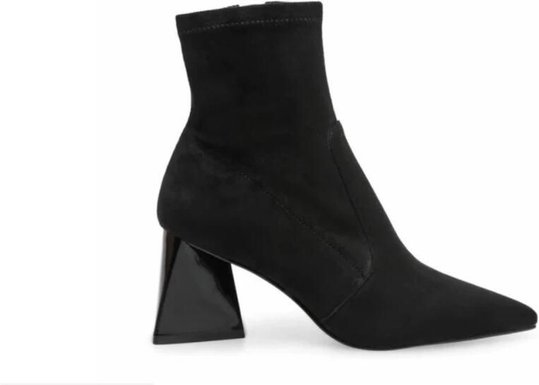 Steve Madden Zwarte Neopreen Pumps met Puntneus en Hak - Foto 2