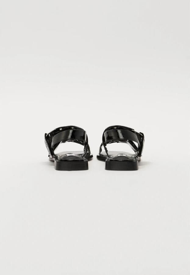 Steve Madden Zwarte Patent Saria E Sandalen Schoenen - Foto 4