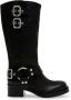 Steve Madden Biker Fray Eastern High Boots - Thumbnail 1