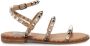 Steve Madden Studded Beige Kruisband Sandalen Beige Dames - Thumbnail 1