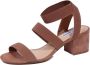 Steve Madden Tan Elastische Sandaal Isoleren Model - Thumbnail 1