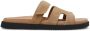 Steve Madden Taupe Suède Sandaal met Plateauzool - Thumbnail 1