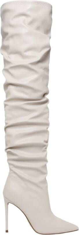 Steve Madden Vanguard Witte Laars White Dames