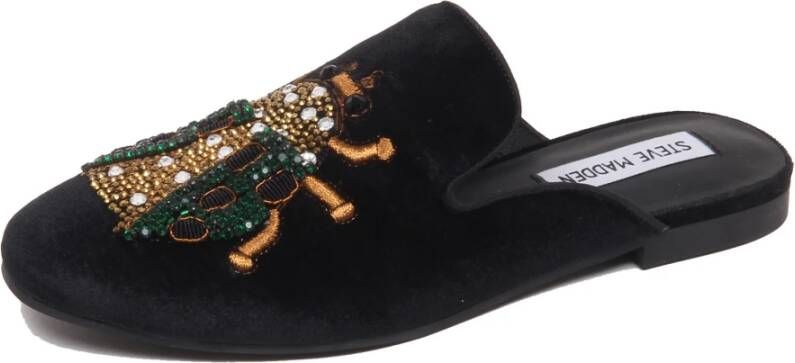 Steve Madden Velvet sabot schoen model Hugh