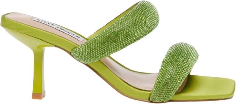 Steve Madden Verhoog je stijl met hakken muiltjes Green Dames - Foto 3
