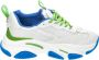 Steve Madden Witte Lage Profiel Veterschoenen Multicolor Dames - Thumbnail 1