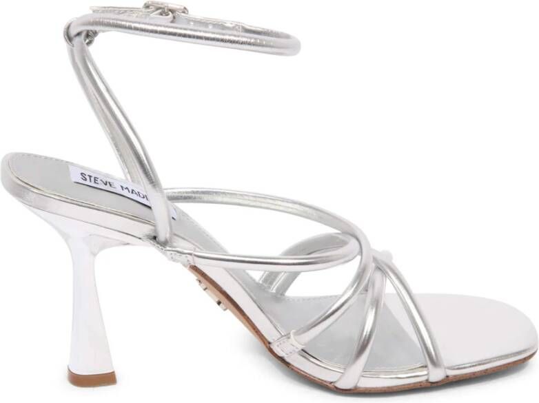 Steve Madden Zilveren Sandaal At-Last Stijlvol Model