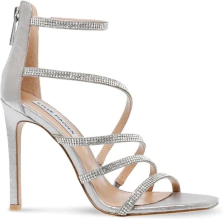 Steve Madden Caviar Pumps High Heels Schoenen Hoge Hak Dames Zilver