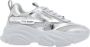 Steve Madden Zilverkleurige Metallic Chunky Sneakers - Thumbnail 1