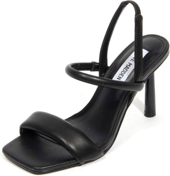 Steve Madden Zwarte Exquisite Sandaal met 9cm Hak