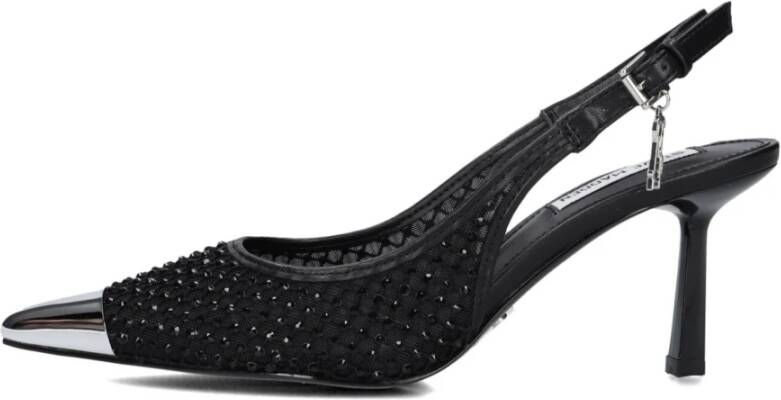 Steve Madden Zwarte Glitter Slingback Schoenen