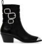 Steve Madden Kinship Zwarte Leren Laarzen - Thumbnail 1