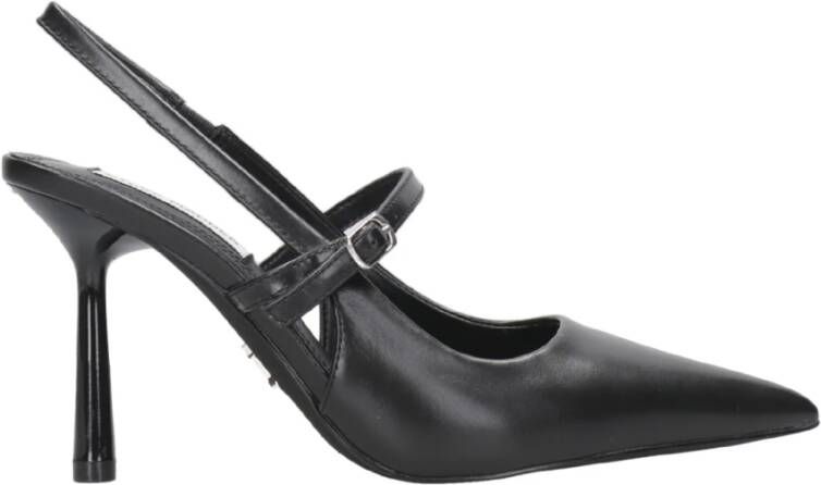 Steve Madden Zwarte Leren Pumps met Puntneus