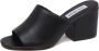Steve Madden Zwarte leren sandaalschoen - Thumbnail 1