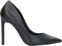 Steve Madden Zwarte Leren Stilettohak Zwart Dames - Thumbnail 1