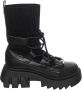 Steve Madden Zwarte leren veterschoenen met middelhoge profiel Black Dames - Thumbnail 1