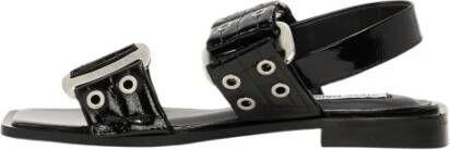 Steve Madden Zwarte Patent Saria E Sandalen Schoenen