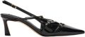 Steve Madden Zwarte puntige neus lage hak schoen Black Dames - Zwart
