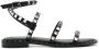 Steve Madden Zwarte Platte Sandalen met Bandjes - Thumbnail 1