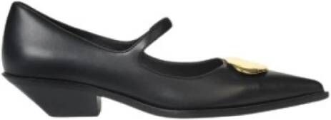 Stine Goya Zwarte Mary Jane Kitten Hak Schoenen