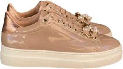 Stokton Stijlvolle Sneakers voor Mannen en Vrouwen Brown Dames