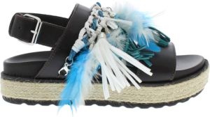 Stokton Flat Sandals Bruin Dames