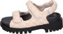 Stokton Leren Dames Sandalen Stijlvol Comfortabel Pink Dames - Thumbnail 1