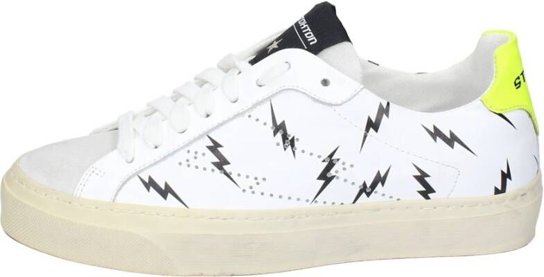 Stokton Leren Dames Sneakers White Dames