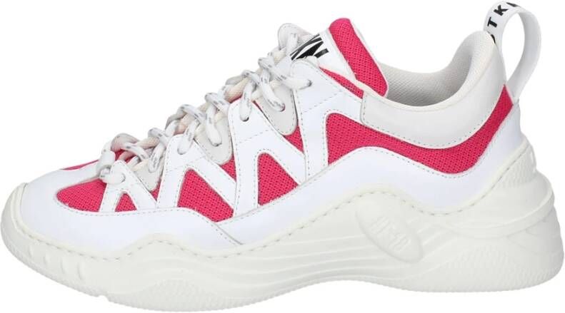 Stokton Leren Dames Sneakers White Dames