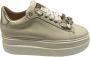 Stokton Leren Sneaker met Verwijderbare Accessoires White Dames - Thumbnail 1