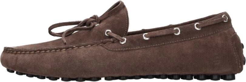 Stokton Platte schoenen Bruin