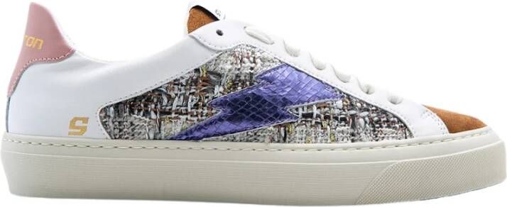 Stokton Power-D Sneaker in Multi Leer Multicolor Dames