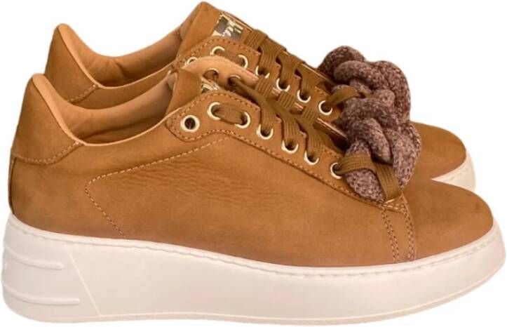 Stokton Stijlvolle Sneakers voor Mannen en Vrouwen Brown Dames