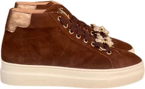 Stokton Stijlvolle Sneakers voor Mannen en Vrouwen Brown Dames