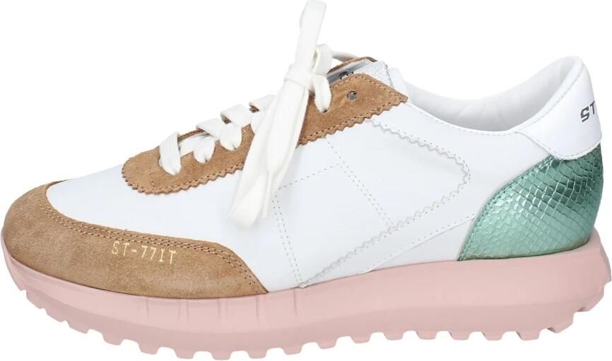 Stokton Leren Dames Sneakers Stijlvolle Schoenen Multicolor Dames