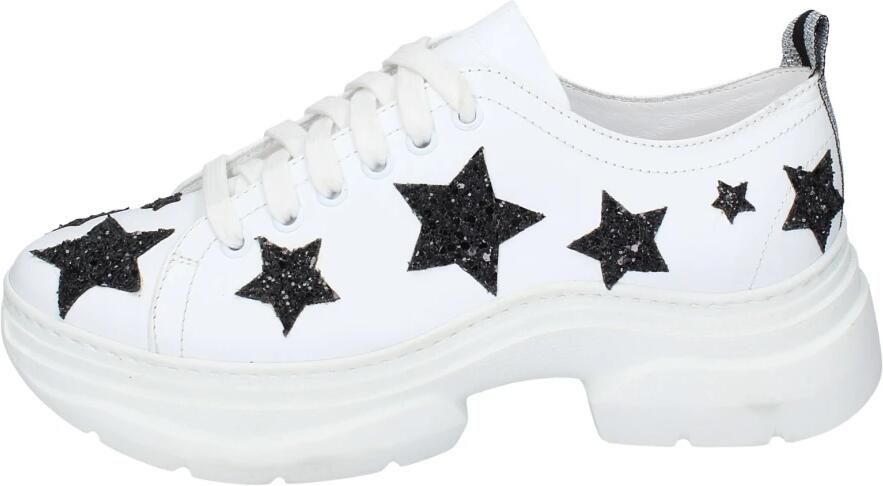 Stokton Leren Dames Sneakers White Dames