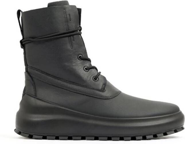 Stone Island Stijlvolle Veterschoenen voor Heren Zwart Heren