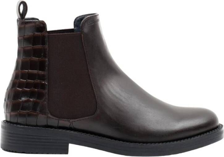 Stonefly Bruine Casual Dames Enkellaarzen