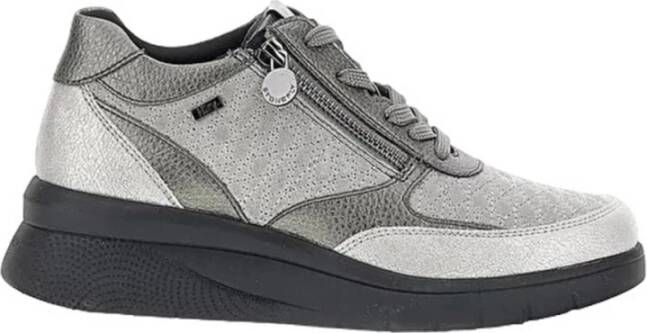 Stonefly Casual Grijze Textiel Sneakers met EVA Zool