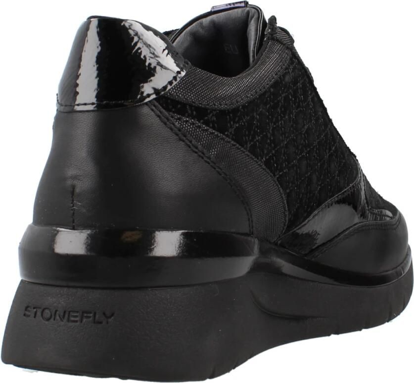 Stonefly Zwarte Casual Textiel Sneakers voor Vrouwen - Foto 2
